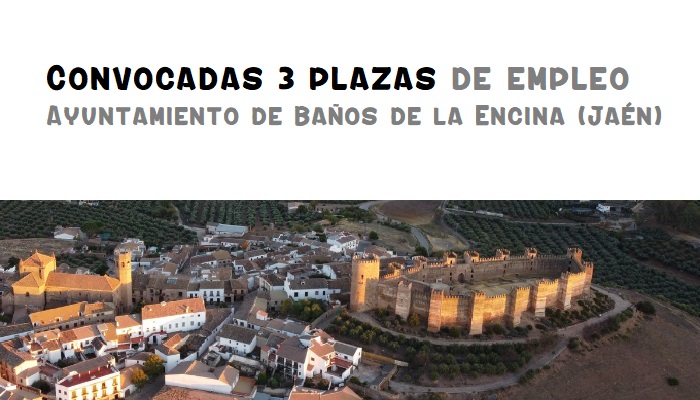 empleo plazas Baños Jaén