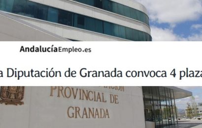 La Diputación de Granada convoca 4 plazas de empleo