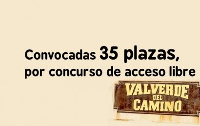 Convocadas 35 plazas, por concurso de acceso libre, en el Ayto. de Valverde del Camino