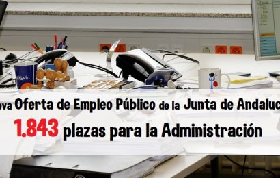 Nueva Oferta de Empleo Público 2022 de la Junta de Andalucía: 1.843 plazas para la Administración General