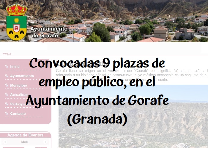 plazas empleo Gorafe Granada